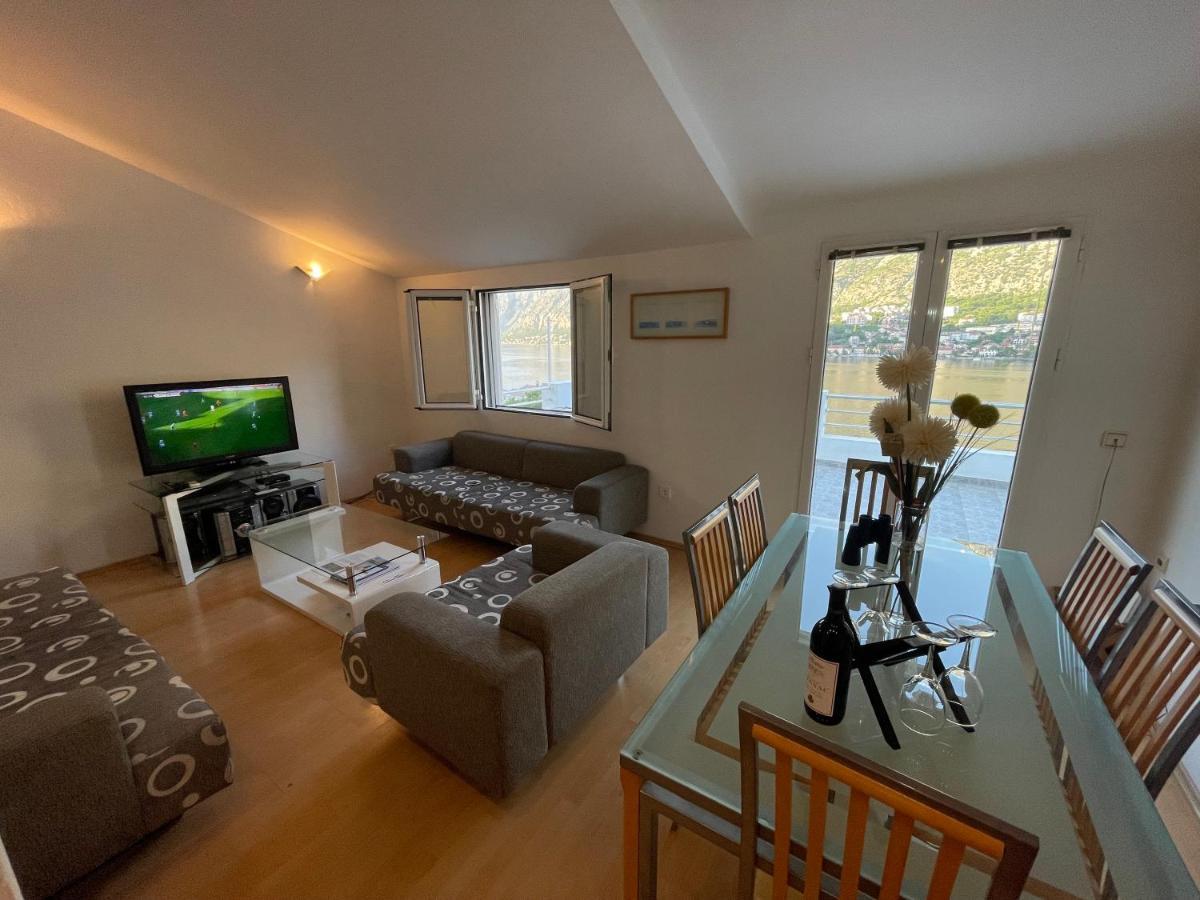 Villa House With Big Terrace And Beautiful Sea View Kotor Exterior foto