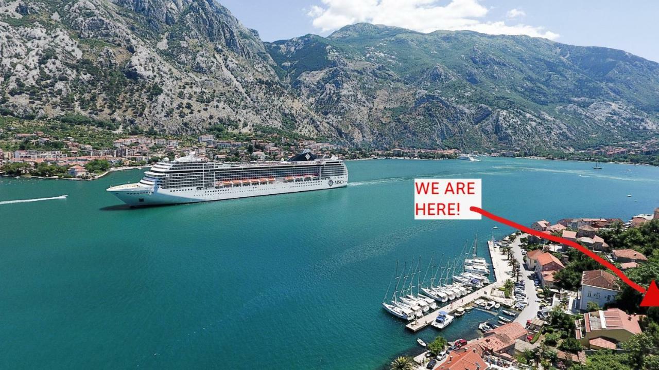 Villa House With Big Terrace And Beautiful Sea View Kotor Exterior foto