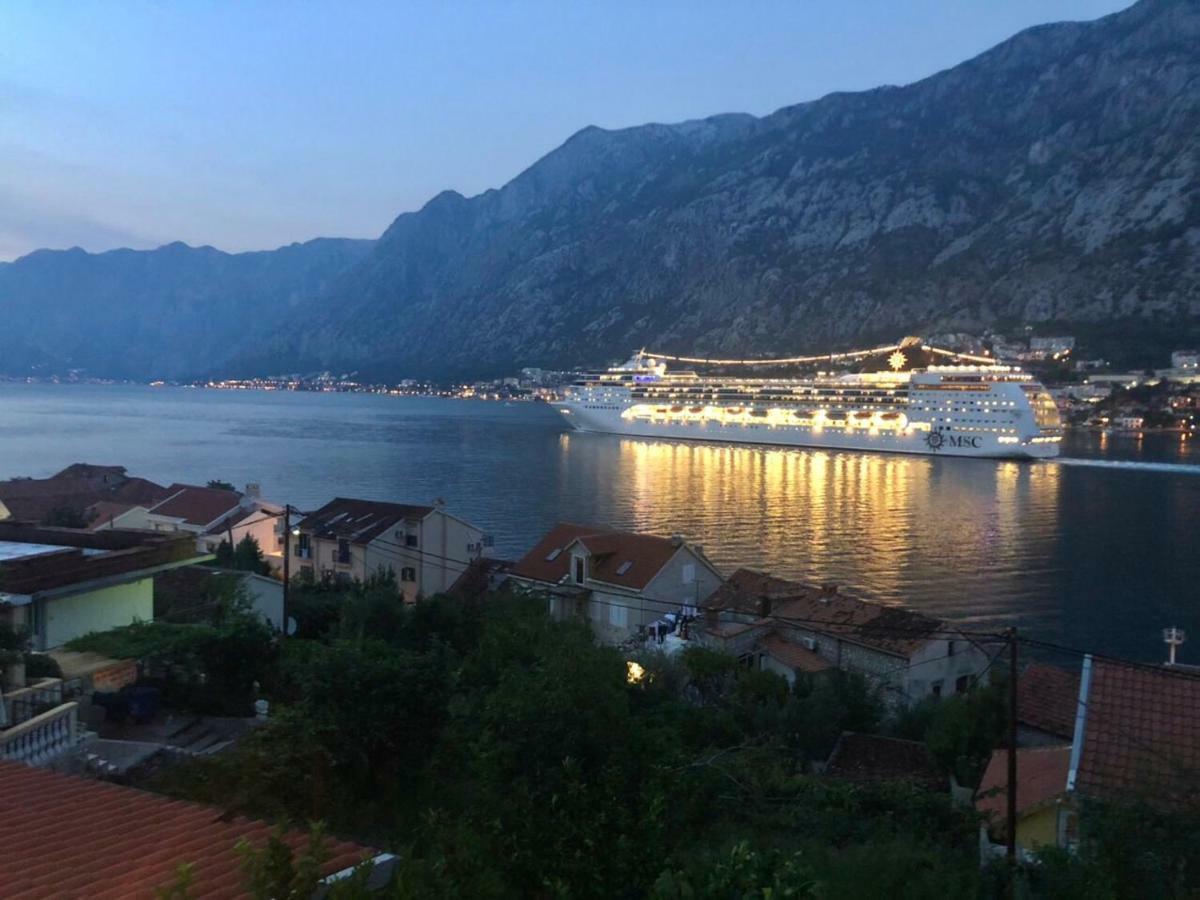 Villa House With Big Terrace And Beautiful Sea View Kotor Exterior foto